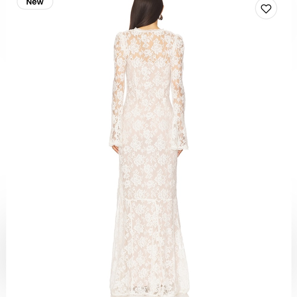 Stone Cold Fox x REVOLVE Grace Gown in Ivory As Seen On Nara Smith - Picture 4 of 9